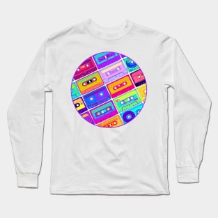 Neon Cassetts Long Sleeve T-Shirt